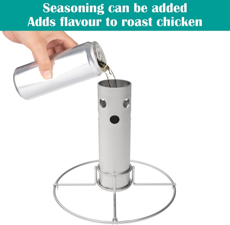 EasiBBQ Turkey Fryer Flavor Infuser Stand for Char-Broil Big Easy Oil-Less, Turkey Chicken Fryer for Deep Fry Pot Grill BBQ, Replacement Part for Char-Broil 4897766R06 - Image 3